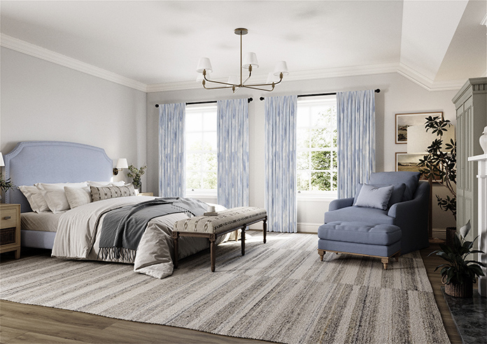 Waterfall, Azure - Made to Measure Curtains - Image 7